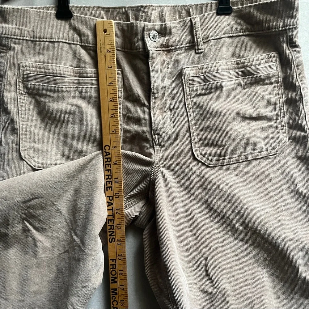 American Eagle Outfitters Low Rise Baggy Wide Leg Corduroy Pants Sz 14 - Picture 10 of 15